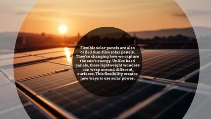 Flexible Solar Panels  The Future Of Portable Power