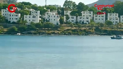 Yunan sahil güvenliği, Bodrum sahiline kadar geldi!