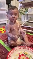 Kids eating funny video