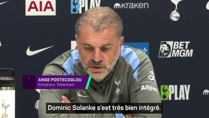 Postecoglou ne s’inquiète pas pour Solanke