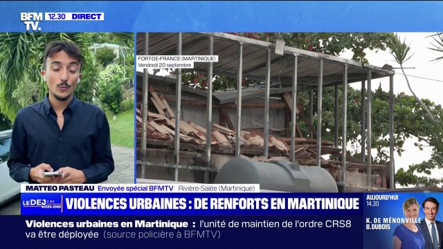 Martinique: en plus de l'interdiction des rassemblements, la CRS8 va être déployée dans les prochaines heures