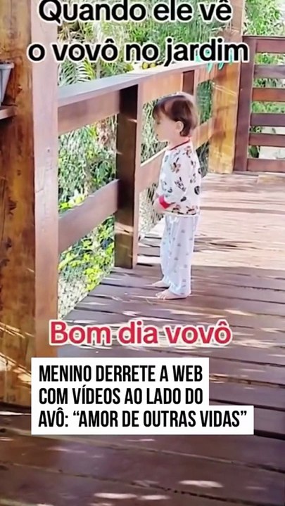Veja o carinho com seu avô! ❤️