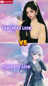 Teacherslookvsstudentslook #nails #dress #heels #lips #eyes #trend #students #teacher please