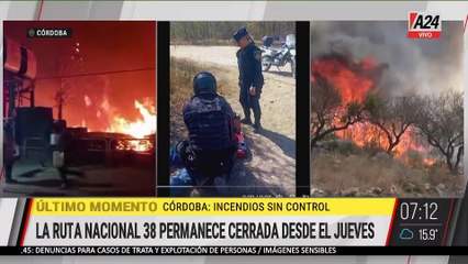 CÓRDOBA: INCENDIOS SIN CONTROL