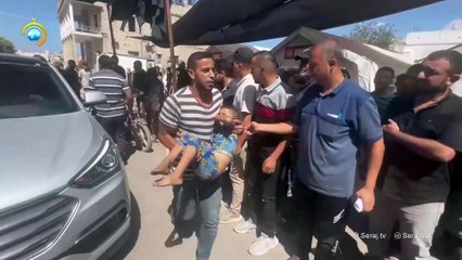 Adi İsrail yine okul vurdu! Çok acı görüntüler…