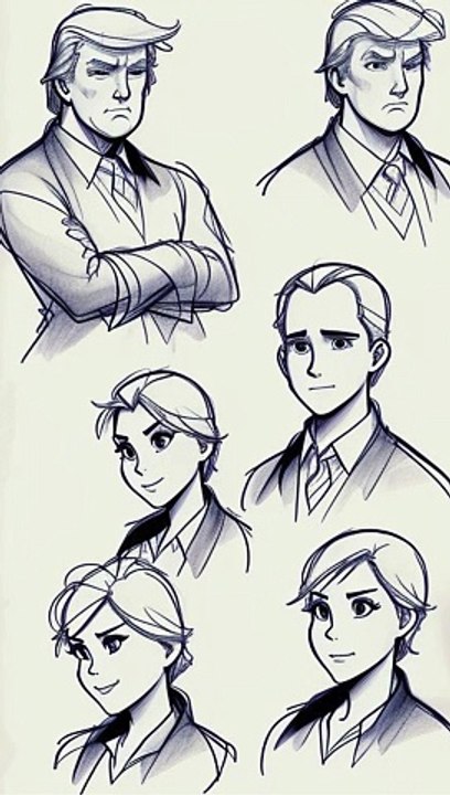 Different shades of Donald Trump!