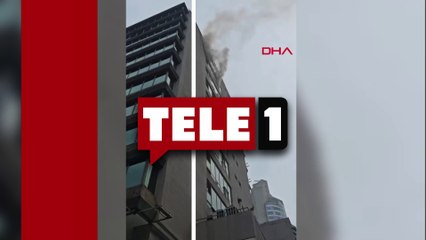Şişli'de rezidansların bulunduğu 10 katlı binada yangın çıktı!