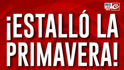 ¡Estalló la primavera con una jornada ideal para el picnic en la plaza!