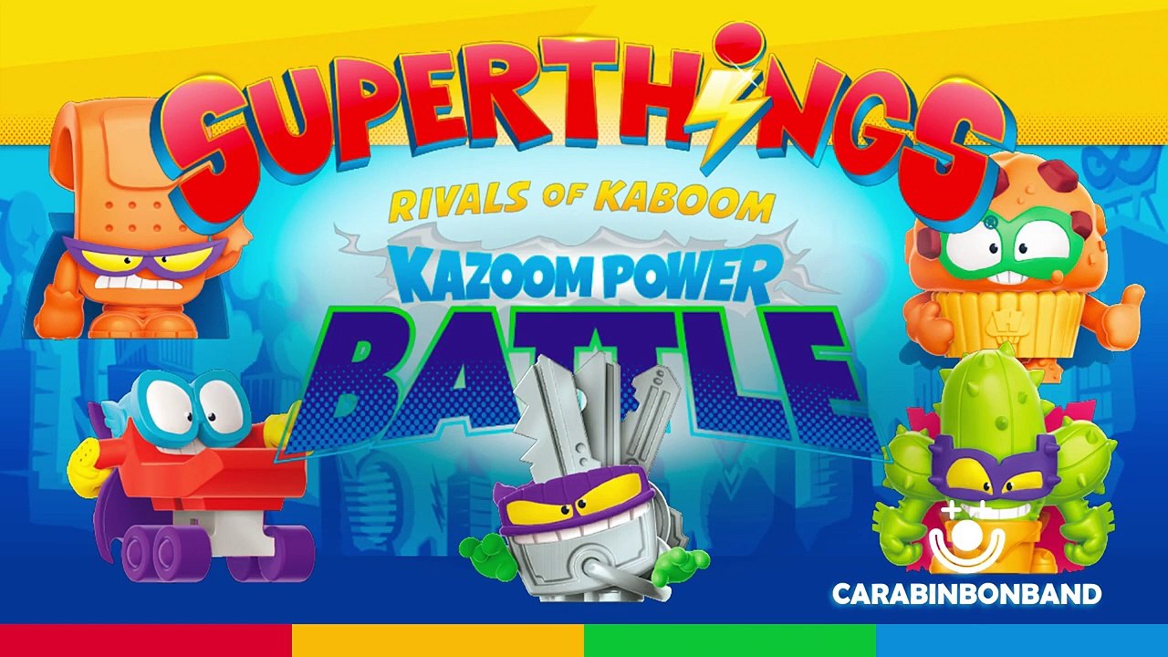 #Superthings #KazoomPowerBattle Serie 14 ¡Ya están aquí los nuevos #superzings! By CARA BIN BON BAND