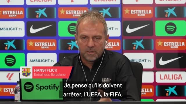 Barcelone - Flick veut moins de matches : “L’UEFA et la FIFA doivent prendre soin des joueurs”