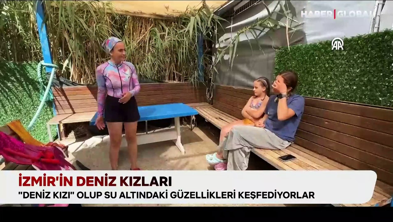 İzmir'in deniz kızları: "Deniz kızı" olup su altındaki güzellikleri keşfediyorlar