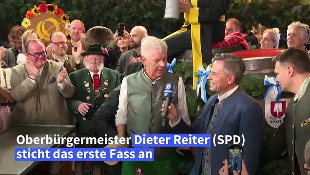 O'zapft is'! : Oktoberfest in München eröffnet