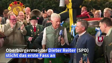 "O'zapft is'!": Oktoberfest in München eröffnet