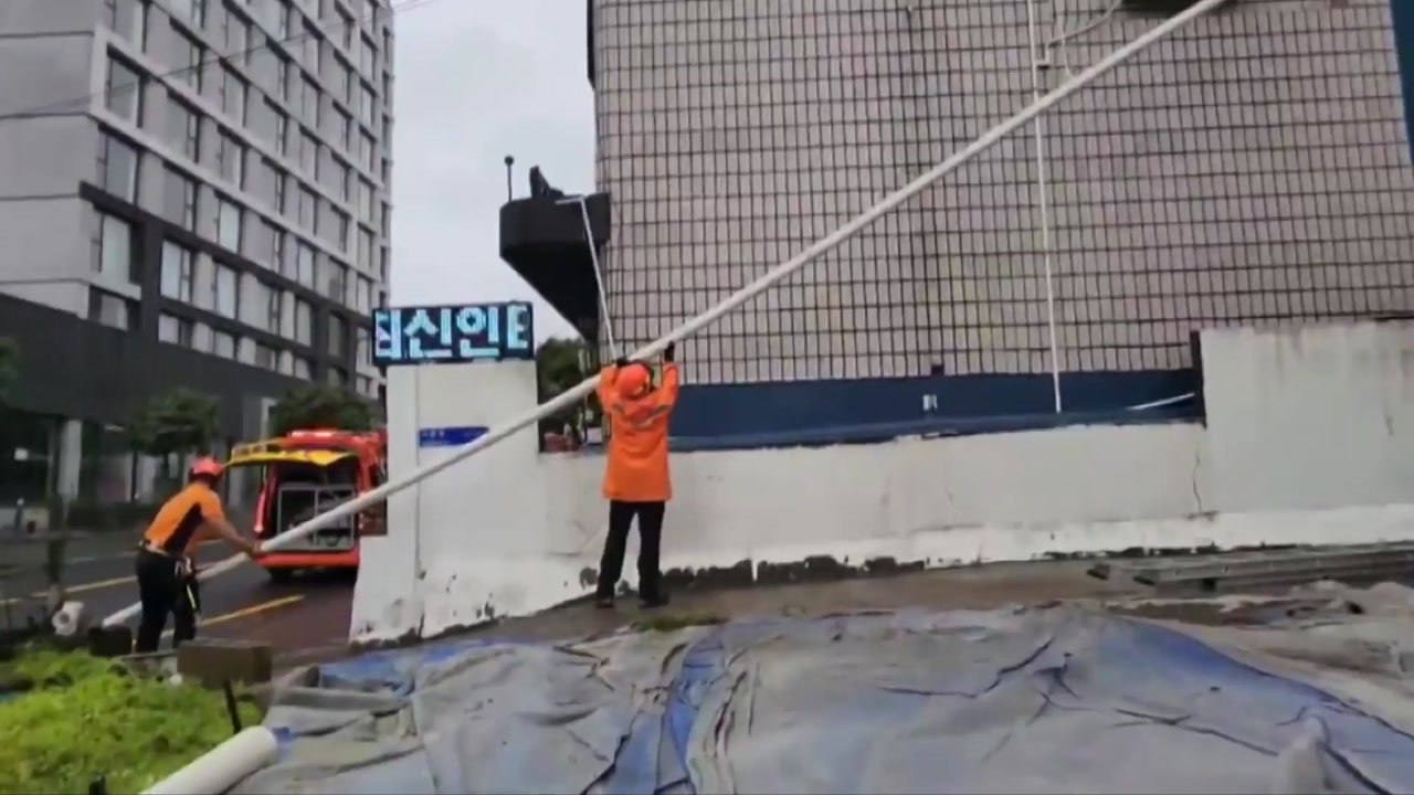 '쓰러지고 끊기고'...제주, 강풍 피해 잇따라 / YTN
