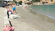 summer 2024 , salamina island , kaki vigla beach