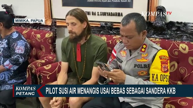 Deretan Momen Bahagia hingga Tanggapan Susi & Jokowi atas Bebasnya Pilot Susi Air dari KKB