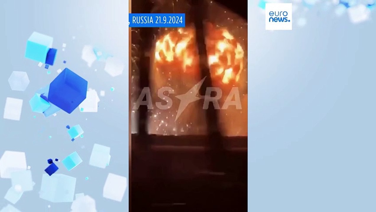 Ukraine launches over 100 drones into Russia, triggering explosions and evacuations