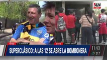 ⚽ RIVER - BOCA: LOS HINCHAS SE PREPARAN PARA EL SUPERCLÁSICO