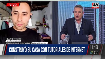  CONSTRUYÓ SU CASA CON TUTORIALES DE INTERNET
