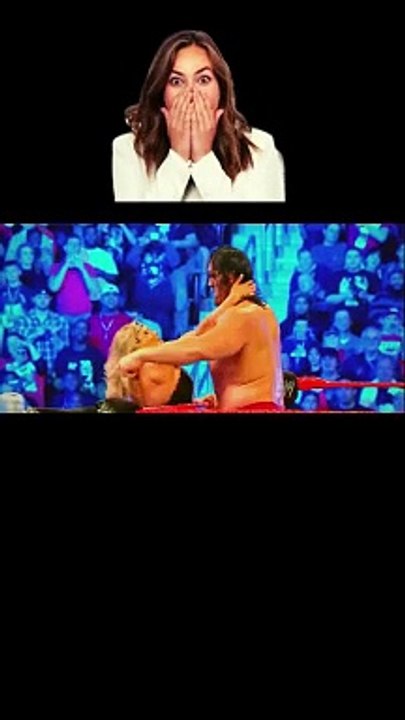 She Kissing  wait for it... #wrestling #shorts #viralreelsfb