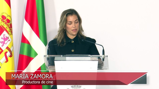 María Zamora pide una ley valiente tras recibir el Premio Nacional de Cinematografía