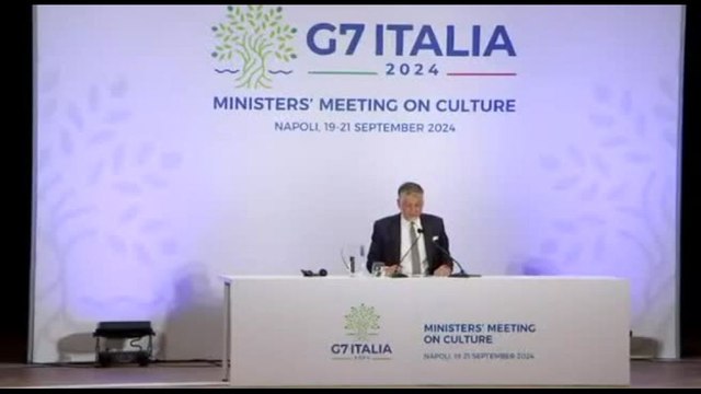 Giuli: il G7 Cultura è stato un successo, grande coesione