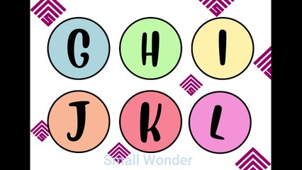 Alphabet letters A to Z. Fun learning for kids. Smallwonder