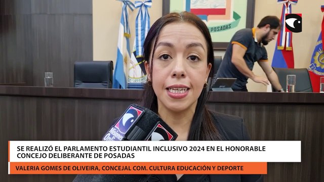 Se realizó el Parlamento Estudiantil Inclusivo 2024 en el Honorable Concejo Deliberante de Posadas