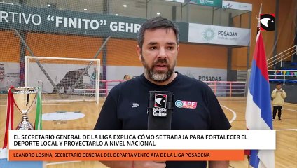 Leandro Losina analiza el rol del Departamento AFA en el desarrollo del futsal posadeño
