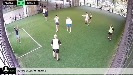 But de Calum M - Team B