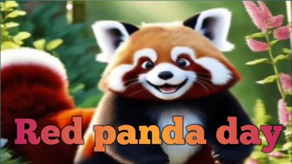 Red panda|jungle animals|international red panda day