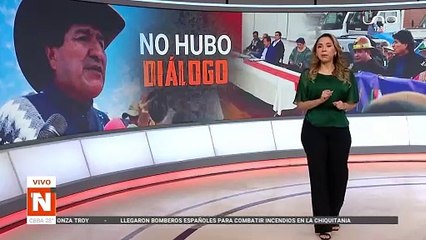 Evo Morales afirmó que solo dialogará en la marcha