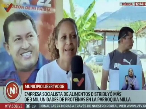 Mérida | Ciudadanos del mcpio. Libertador son beneficiados con la distribución de combos proteicos