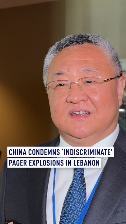 China condemns pager explosion in Lebanon