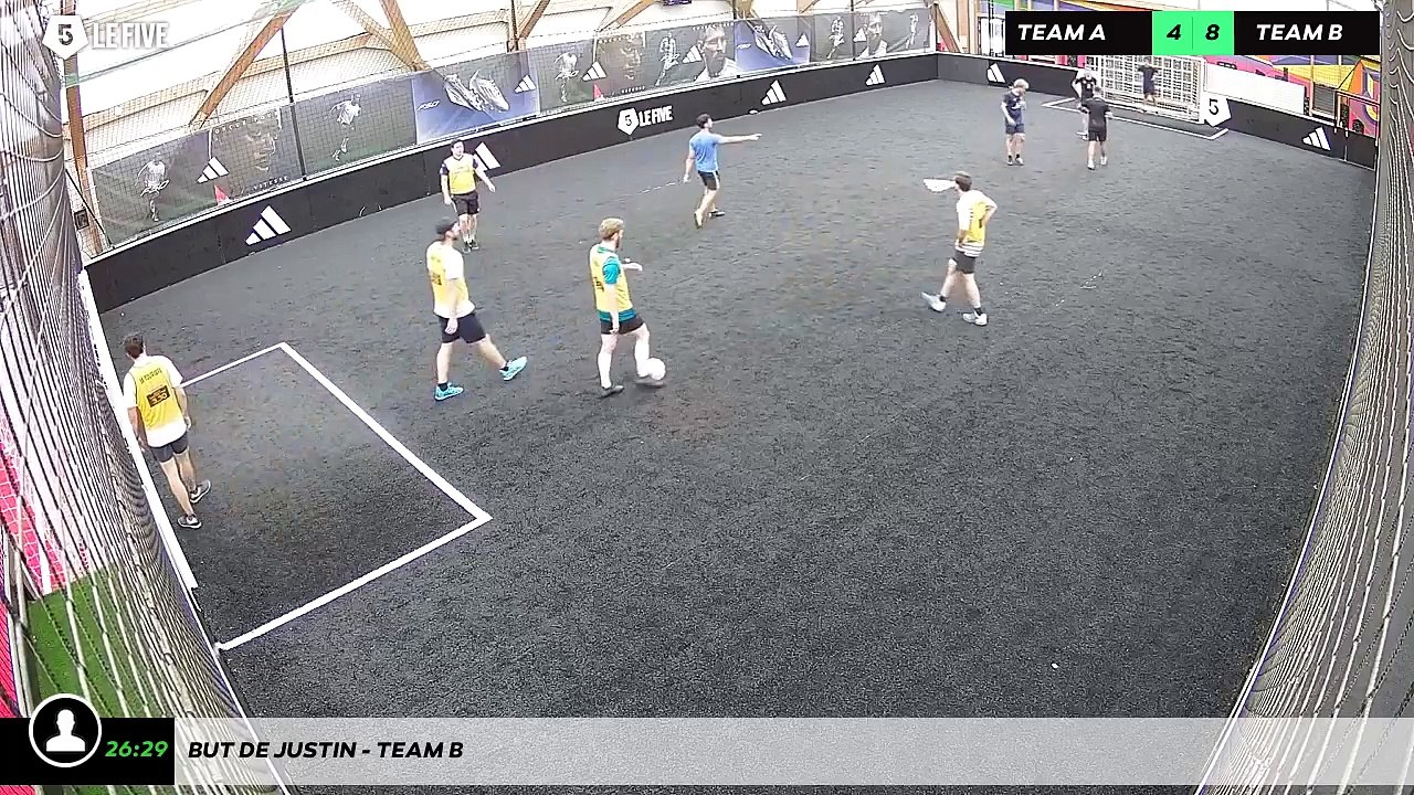 But de Justin - Team B