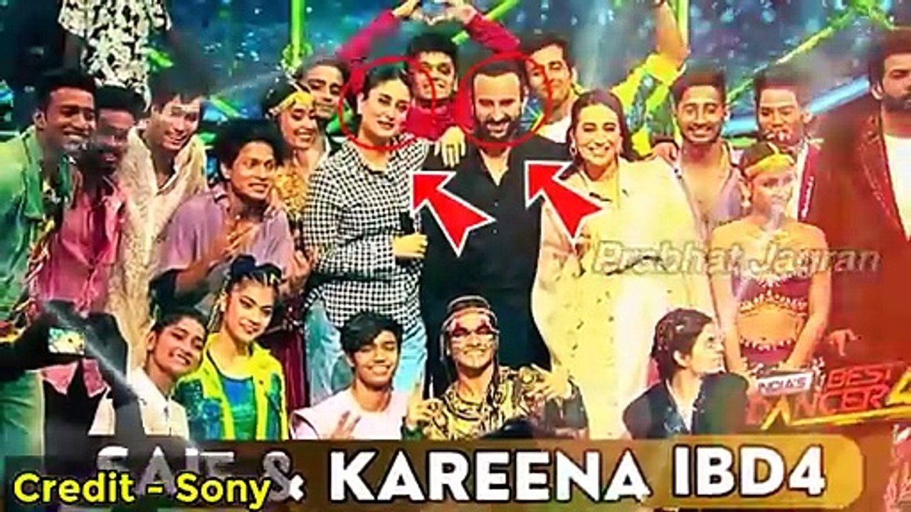 Saif Ali Khan and Kareena Kapoor in India s Best Dancer 4 Saif Kareena on IBD 4 Today