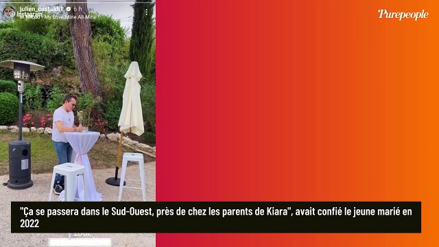 Ça va être mémorable : Benjamin Castaldi, 1ères du mariage de son fils Julien avec la belle Kiara, ça commence fort !