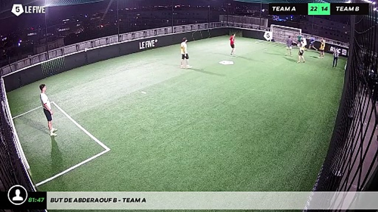 But de Abderaouf B - Team A