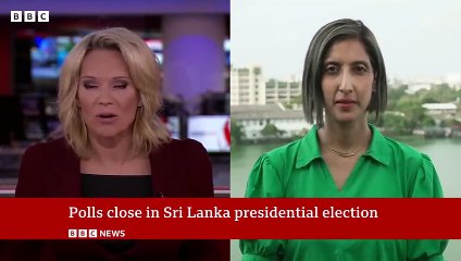 Polls close in Sri Lanka presidential election _ BBC News