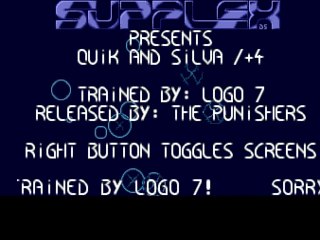 Amiga Trainer Intro- Quick and Silva by Supplex
