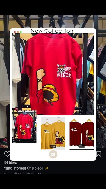 One Piece Printed Drop Shoulder T-Shirt for Men | Stylish & Comfortable Casual Wear!