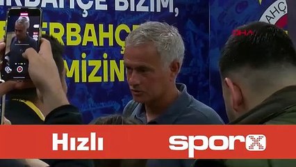 Mourinho, basın toplantısına katılmadan gitti