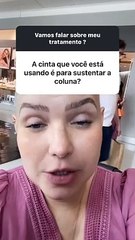 Cantora gospel Camila Campos explica uso de cinta após descoberta durante o tratamento de câncer