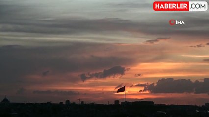 İstanbul'da Kartpostallık Gün Batımı Manzarası