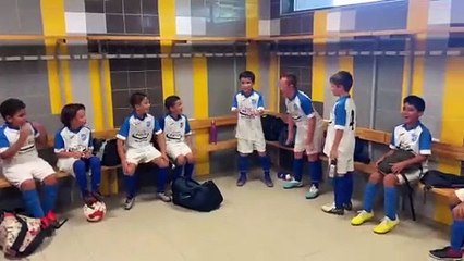 Le chant de la victoire de nos U11 !