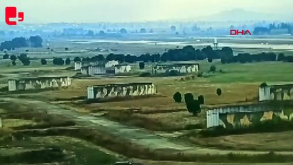 Eğitim uçağının düşme anı kamerada