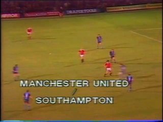 MANCHESTER.U  - SOUTHAMPTON  - 1980 - SAISON  1980/1981 -
