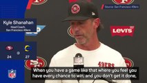 'Everyone is p*****' - Shanahan on 49ers defeat