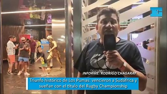 Triunfo histórico de Los Pumas: vencieron a Sudáfrica y sueñan con el título del Rugby Championship