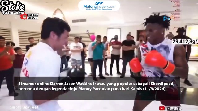 Ishowspeed Coba Lawan Manny Pacquiao: Langsung Ko